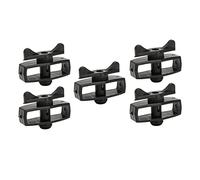 Malufain Fil de Clôture électrique Tendeur 50 Pièces Alliage (BLACK) | Météo, tension, matériau ABS, facile à transporter, adapté aux clôtures électroniques