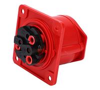 Malufain Prise Industrielle 16A 4 Broches, Triphasée, IP44 et | Coque ABS, conducteurs en laiton massif, utilisation intérieure/extérieure, 380-415 V