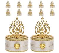 MALUGOGO 12pcs Boîtes à Dragées de Mariage en Plastique pour Cortège Nuptial, Contenant Bonbon et Petit Accessoire, pour Présents de Fête et Rangement