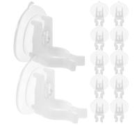 MALUGOGO 12pièces Ventouse PVC Transparente pour Bougies Électriques LED Fixation Sûre et Facile à Installer pour Fenêtres Vitrines Cloisons Décors Festifs et Ambiances Chaleureuses