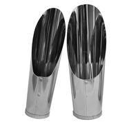MALUGOGO 2 Pièces Pelle à Bêcher en Acier Inoxydable Légère pour Jardinage et Bonsaï, Outil de Jardinage Pratique pour Transplantation et Creusage Précis de Petites Plantes et Cactus