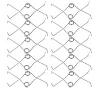 MALUGOGO 20 Pièces Lot de Ressorts Acier Inoxydable pour Sécateurs à Main Ressorts Petits et Solides de Rechange pour Élagage avec Conception Courbée Gauche et Droite Outils de Jardinage