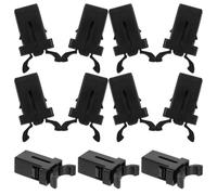 MALUGOGO 20pcs Boutons de Verrouillage Autobloquants pour Poubelle en Abs Noir, Design à Ressort Pressé Facile à Installer, pour Poubelle Cuisine et Espaces Domestiques