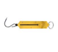 MALUGOGO Balance Suspendue Mécanique Portable Léger et Robuste avec Crochet en Métal Or, Capacité 150kg Lot de 2pcs pour Agriculture et Usage Extérieur