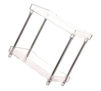 MALUGOGO Boîte de Rangement Acrylique pour Salle de Bain, Conteneur Cosmétique Résistant et Design Pratique, Présentoir Simple et Moderne pour Soins et Maquillage