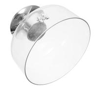 MALUGOGO Bol à Trifle à Pied en Acrylique Transparent, Grand Bol Rond avec Grosse Capacité pour Fruits et Snacks, pour Décoration Maison et Cafés