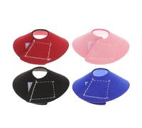 MALUGOGO Collier Protège-Cou pour Perroquet en Polaire Confortable, Cône de Protection Anti-Morsure pour Oiseaux, Pack de 4 Pièces Récupération Post-opératoire