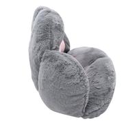 MALUGOGO Coussin de Siège de Patte de Chat à Moitié Entouré, en Tissu Imitation Fourrure de Lapin Doux Rembourrage en Coton Pp, Protège la Taille, pour Chaise de Salle à Manger