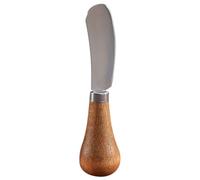 MALUGOGO Couteau à Fromage Manche Bois, Tartineur à Beurre Pratique et Racloir à Beurre Portable, Ustensile Cuisine Bois pour Présents Fête des Pères