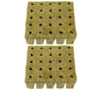 MALUGOGO Cubes de Culture Hydroponique Blocs de Pépinière Nourrissants 50pcs Divisibles pour Semis sans Sol Pépinière Adaptés la Culture Domestique