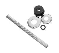 MALUGOGO Kit de Raccord D'eau pour Urinoir en Acier Inoxydable, Tuyau Flexible de 20cm Joints Étanches, Installation Rapide pour Espaces Publics à Fort Trafic