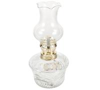 MALUGOGO Lanterne à Huile Décorative en Verre Rétro de 18 Cm, Lampe à Pétrole Facile à Utiliser Nettoyer, Maison Fêtes