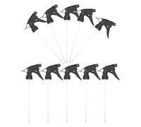 MALUGOGO Lot de 10 Embouts de Pulvérisation en Pp Noir pour Bouteilles, Buses Précises pour Arrosage et Spray Surfaces, Accessoires Jardin et Entretien