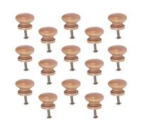 MALUGOGO Lot de 15 Boutons de Tiroir Champignon en Bakélite avec Vis, Poignée de Porte de Placard Sûre et Agréable Toucher, pour Décoration Intérieure
