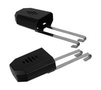 MALUGOGO Lot de 2 supports de tablettes de nettoyage à suspendre en acier inoxydable et ABS pour économiser de l'espace Protection améliorée Organiseur de réservoir de toilette Crochet de suspension