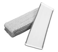 MALUGOGO Lot de 6 Têtes de Balai de Rechange en Microfibre Lavables et Réutilisables, Lingettes Absorbantes pour Nettoyage des Sols en Bois, Stratifié et Carrelage