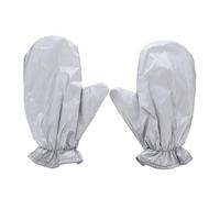 MALUGOGO Moufles de Protection Tissu Argenté Isolant Thermique Anti-brûlure pour Repassage Vapeur Résistants à la Chaleur Lot de 2 pour Usage Ménager