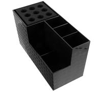 MALUGOGO Organiseur professionnel pour outils de coiffure - Plusieurs compartiments - Stable et robuste - Matériau ABS EVA - Grande capacité - Placement pour coiffeurs à la maison et noir