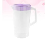 MALUGOGO Pichet à Eau Froide Grosse Capacité 2,5 L en Plastique Alimentaire Violet avec Couvercle Étanche Résistant Chaleur pour Jus, et Boissons Maison, pour Repas, Pique- et Réutilisable