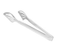 MALUGOGO Pinces à Buffet en Acier Inoxydable Argenté Résistantes la Chaleur, pour Barbecue et Friture, Compatibles Lave-vaisselle, pour Légumes et Salade