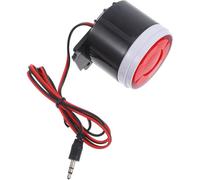 MALUGOGO Système D'alarme Filaire avec Sirène Sonore Rouge en Abs, Mini Klaxon Polyvalent pour Maison et Magasins, Alarme et Facile à Installer