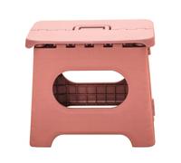 MALUGOGO Tabouret Pliable Portable en PP Rose, Petit Siège Pliant en Espace Maison Voyages