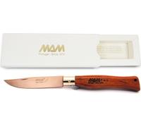 MAM Douro 2062 Bronze Titanium Couteau de fermeture avec serrure de sécurité - bubinga, 10,5 cm
