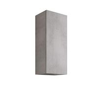 Mama Store Atena Armoire Murale Simple réversible en Bois avec système d'ouverture Push and Pull en Bois dérivé du Bois Gris béton