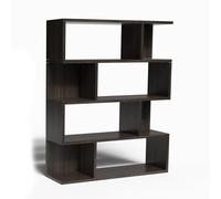 Mama Store Bibliothèque diviseur modulaire Polyvalent Minimal 4 étagères - Olmo CAFÉ CM 70 x CM 115 x CM 20