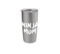 Maman ninja Gobelet isotherme en acier inoxydable double paroi