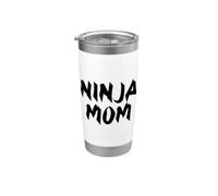Maman ninja Gobelet isotherme en acier inoxydable double paroi