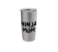 Maman ninja Gobelet isotherme en acier inoxydable double paroi