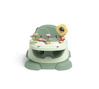 Mamas & Papas Baby Bug Siège rehausseur pour les repas, plateau amovible, harnais, siège réglable et pieds antidérapants, Eucalyptus
