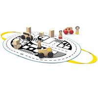 Mamatoyz Tapis de jeu Kasabam - Tapis de jeu avec figurines et voitures - Coton