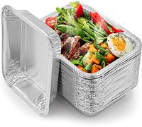 Mamatura Asietten Lot de 100 bacs à gaz Napoleon en aluminium, bacs de récupération de graisse, barbecue à gaz, accessoires de barbecue Napoleon, Travel-Q, fumoir, Rogue