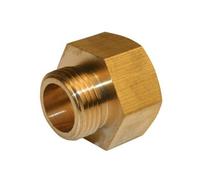Mamelon à visser laiton M 15 x 21 pour tube en cuivre