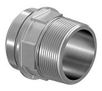 Mamelon adaptateur de filetage Uponor 1029133 RS 3, R 3", laiton étamé