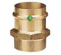 Mamelon bronze femelle cuivre - diamètre 28 fileté mâle 33/42 VIEGA