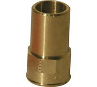Viega Pièce d'insertion Sanpress 287085 18 mm x Rp 2000 / 2, bronze à canon ou bronze silicium, embout mâle