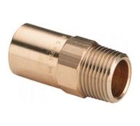 Mamelon bronze mâle cuivre - diamètre 22 fileté mâle 15/21 VIEGA
