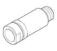 mamelon de raccordement Dornbracht pour mur WT 0924044401090 100x40x40