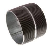 Mamelon double en acier zingué R 4'' 50 Bar DIN 2982 - 80mm