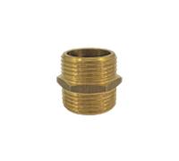 Mamelon double en laiton AquaCraft 1001000094 1", AG x AG