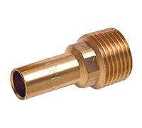 Mamelon double laiton à souder 8280G Ø28 fileté mâle 1" chauffage et sanitaire - THERMADOR 8280G2826