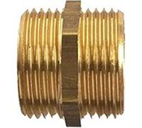 Mamelon double mâle 8/13 laiton - GARIS - D04001B