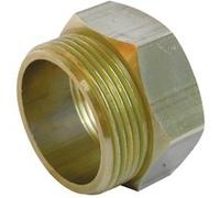 Mamelon égal laiton à visser MF - Diamètre : 3/8'' - 12-17 - DN10 Sanitaire-distribution Gris