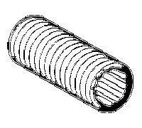 mamelon fileté Hansa G1/2X100 SW12 59912144 G1/2, AF 12