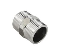 Mamelon hexagonal inox 304/316, union filet mâle NPT raccord tuyau | Tailles 1/8" à 4" DN15, raccord for tuyaux d'eau et d'air(1pc-316 stainless steel,4")