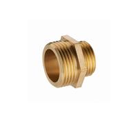 Mamelon laiton double mâle réduit M1'1/4 (33x42) - M1' (26x34) - 190-3326L1
