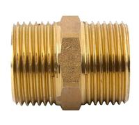Mamelon laiton égal mâle mâle à visser Ø 3/4" - lot de 10